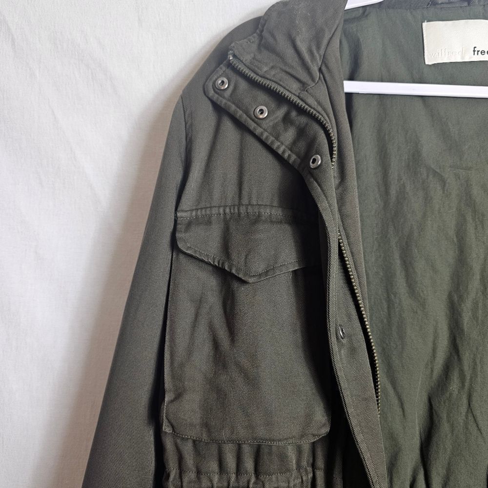 Aritzia Wilfred Military Jacket in Green size 2 - Picture 4 of 13